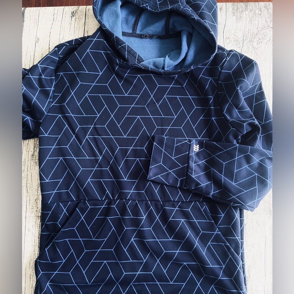 All in motion boys tech fleece lined pullover hoodie. Size L